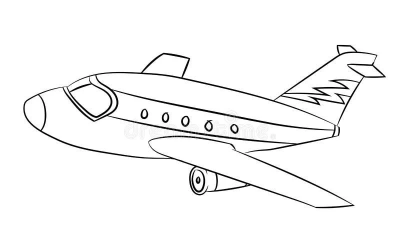 Plane coloring pages printable for kids