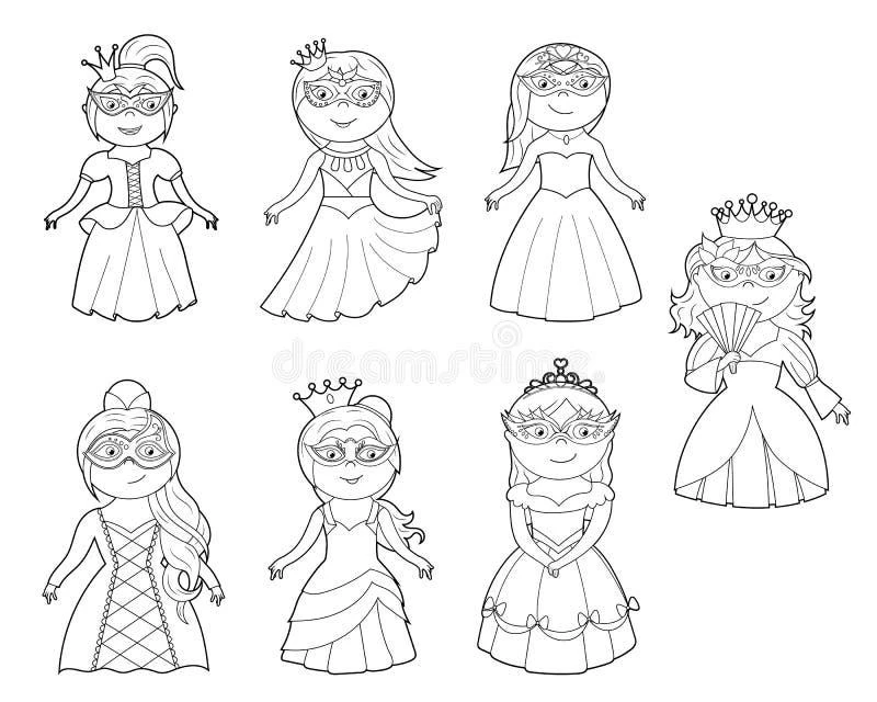 Free Princess coloring sheet for kids