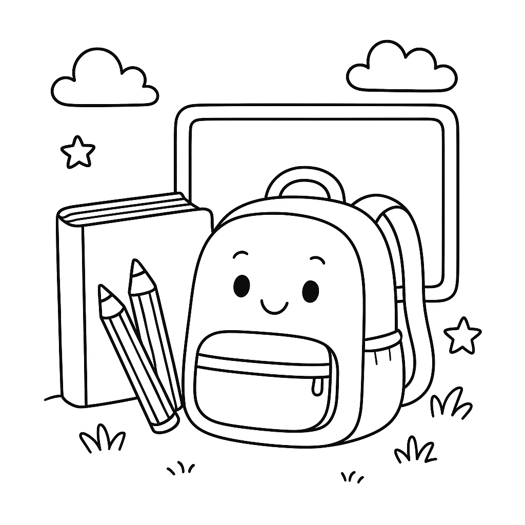 School coloring pages printable for kids