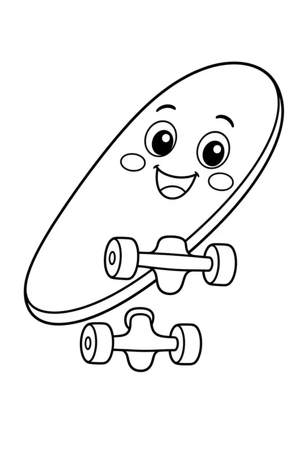 Skateboard coloring pages printable for kids