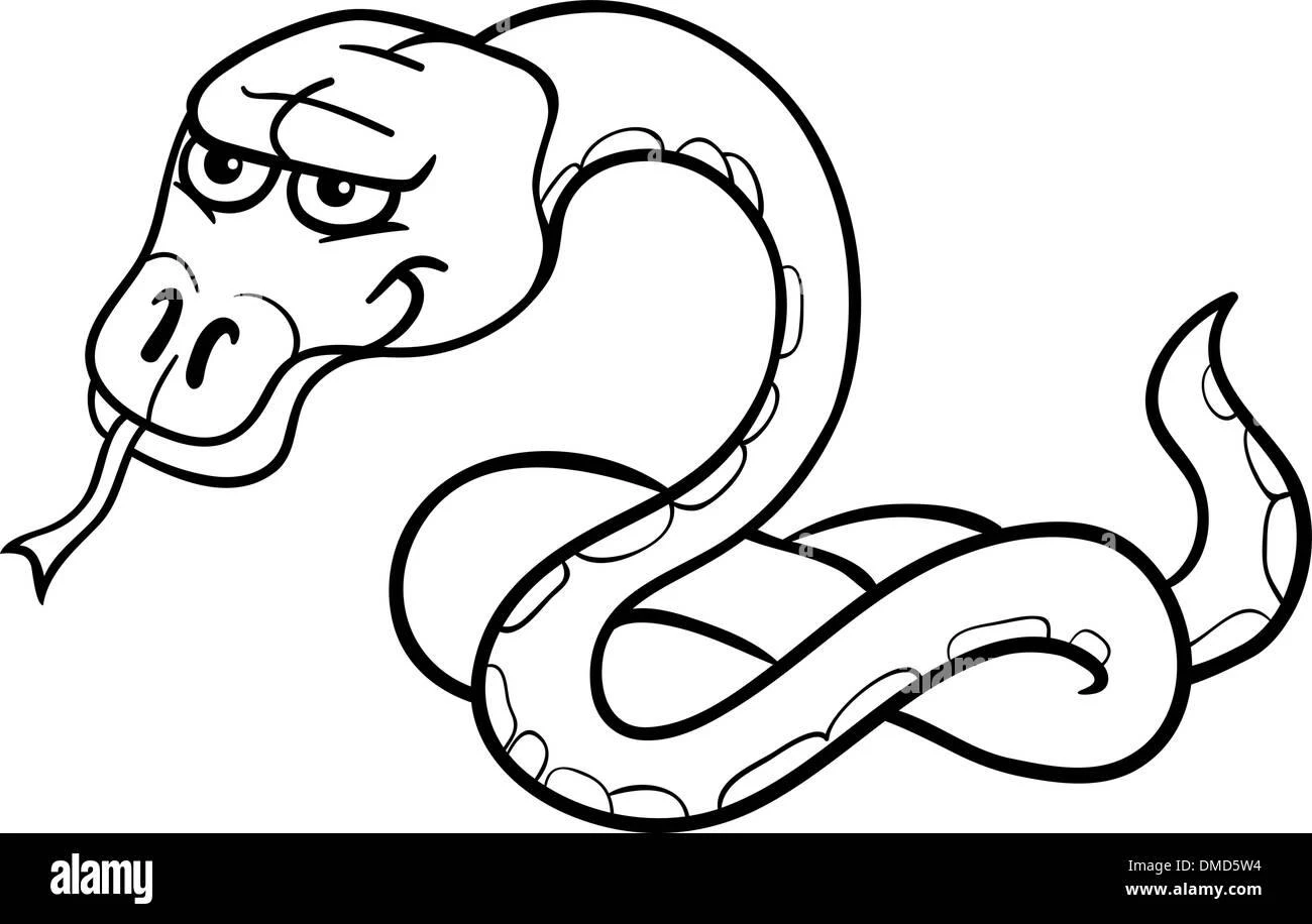 Snake coloring pages