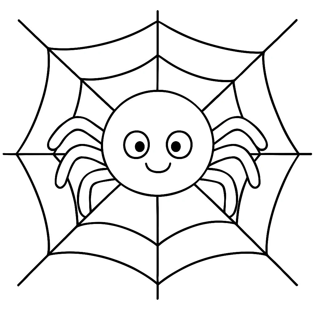 Spider coloring pages