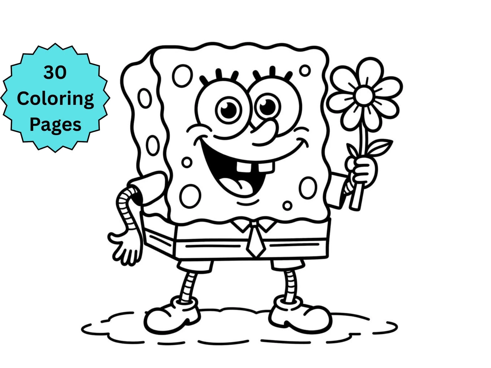 Spongebob coloring pages printable for kids
