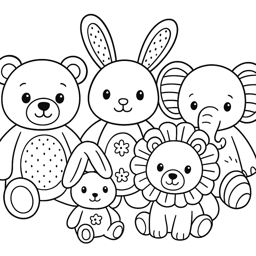 Free Squishmallow coloring sheet for kids