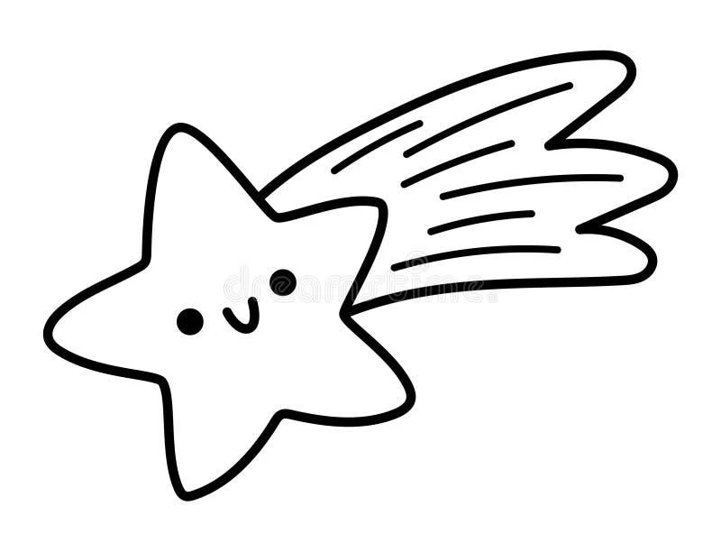 Free Star coloring sheet for kids