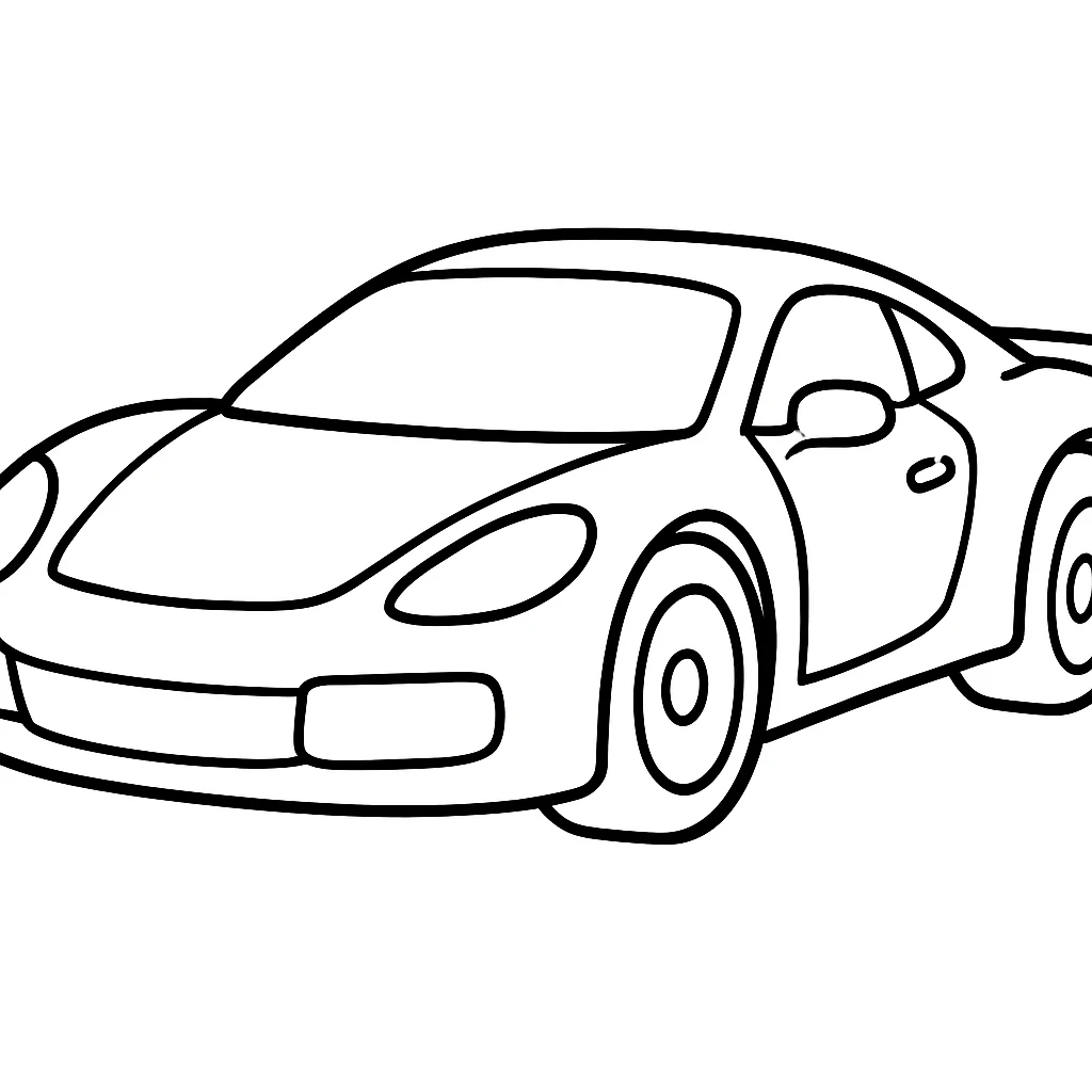 Supercars coloring pages