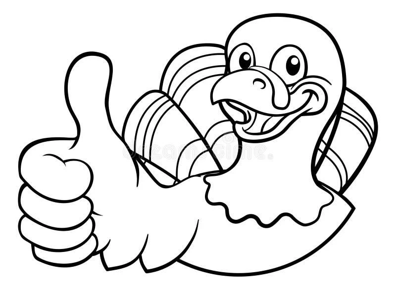 Thanksgiving drawing page for kids