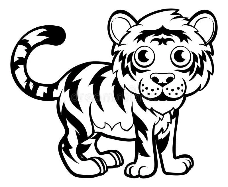 Tiger coloring pages