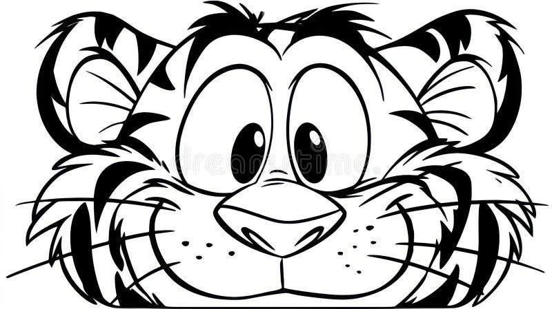 Tiger coloring pages printable for kids