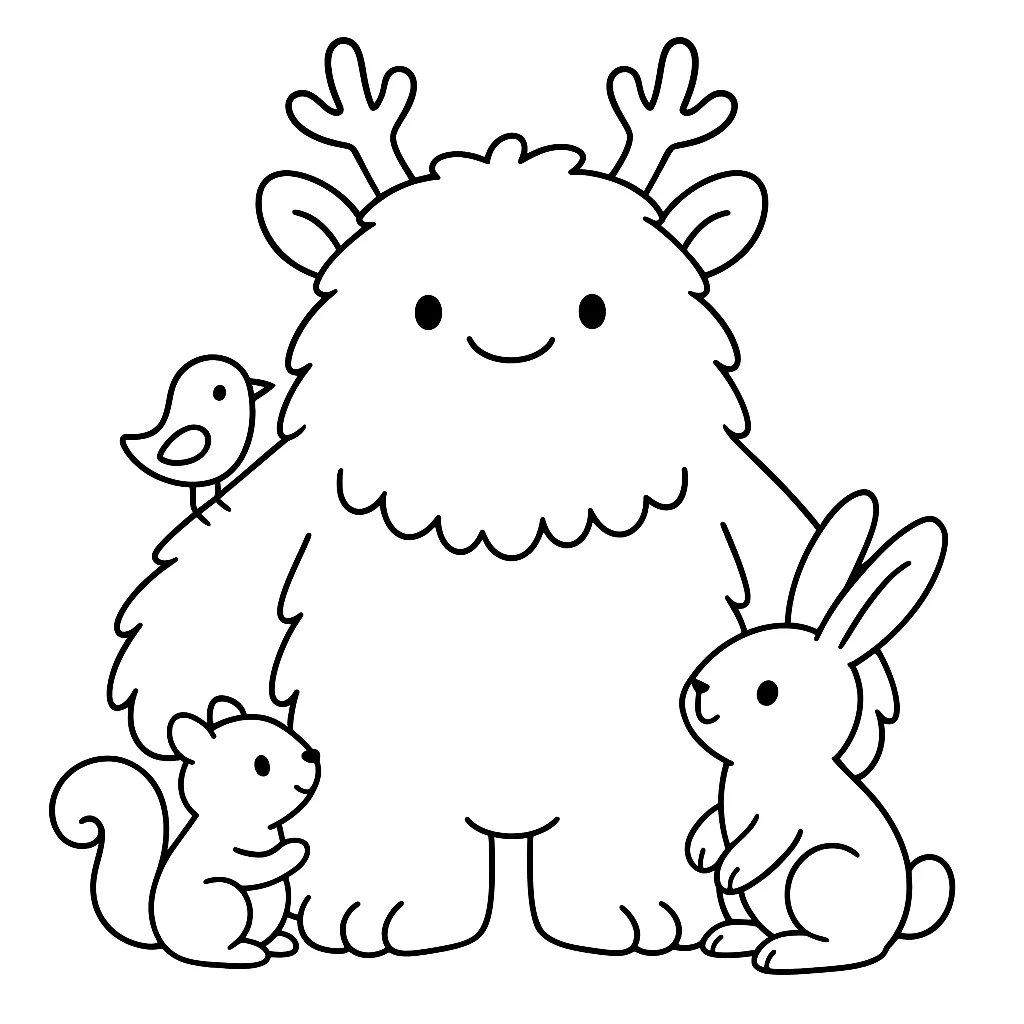 Totoro coloring pages