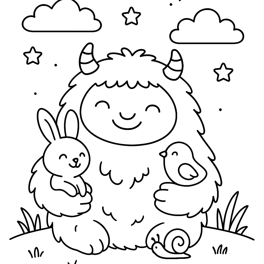 Totoro coloring pages printable for kids