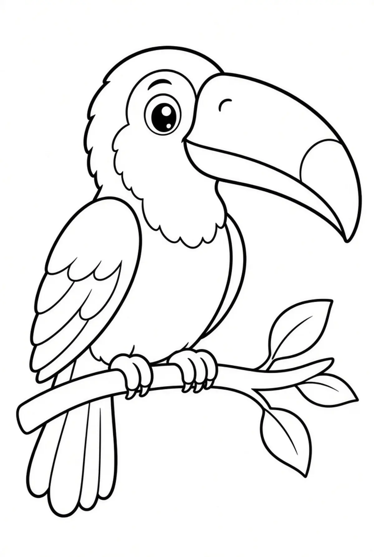 Toucan coloring pages