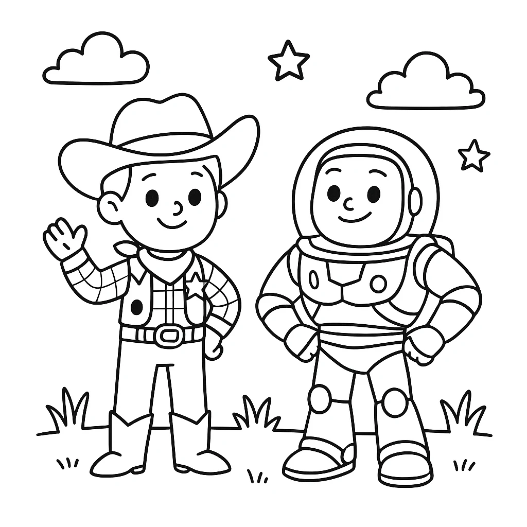 Toy Story coloring pages printable for kids