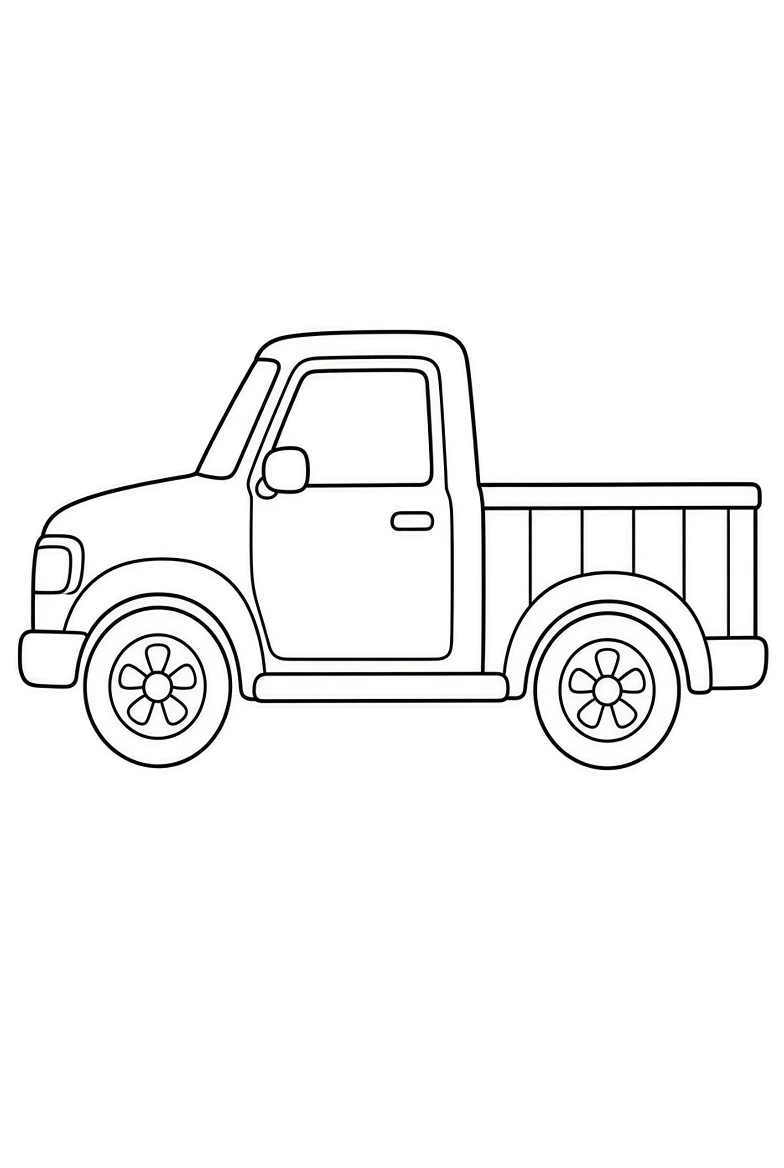 Truck coloring pages