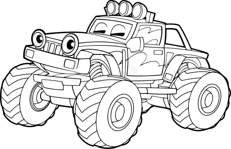 Free Truck coloring sheet for kids