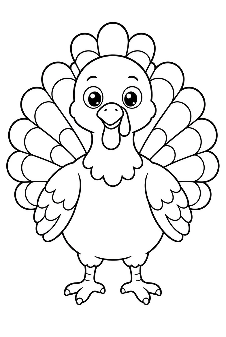 Turkey coloring pages