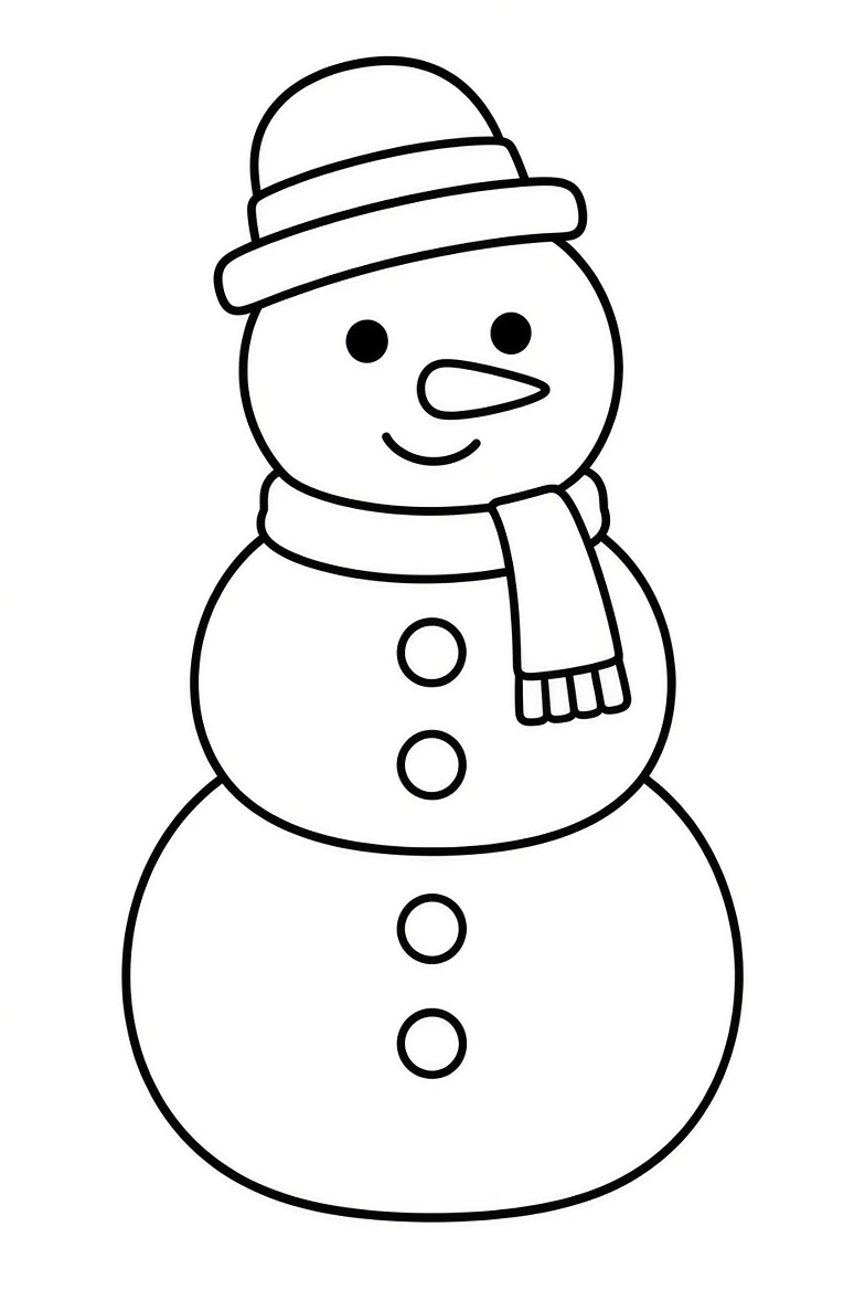 Winter coloring pages printable for kids